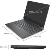 Victus by HP 15-fa2157ng, Gaming-Notebook schwarz, Intel® Core™ i5-13420H, NVIDIA GeForce RTX 5050, 24 GB DDR5, 512 GB (512 GB SSD), ohne Betriebssystem