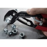 Wiha Wasserpumpenzange QuickFix Classic automatisch, Rohr- / Wasserpumpen-Zange schwarz/rot, 180mm