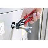 Wiha Wasserpumpenzange QuickFix Classic automatisch, Rohr- / Wasserpumpen-Zange schwarz/rot, 180mm