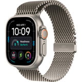 Apple Watch Ultra 4, Smartwatch Titan natur, 49 mm, Milanaise Armband Titan natur M, Cellular