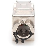 Digitus Keystone-Modul Cat. 8.1, geschirmt silber/weiß, werkzeugfreier Montageanschluss