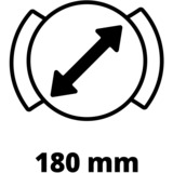 EINHELL Polierhauben- / Schleifscheiben-Set, für CC-PO 1100/ 1/ 2 E 180mm, 6-teilig