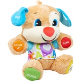 Fisher-Price Lernspaß Hündchen, Kuscheltier mehrfarbig/hellbraun, Baby-Spielzeug mit Musik