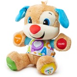 Fisher-Price Lernspaß Hündchen, Kuscheltier mehrfarbig/hellbraun, Baby-Spielzeug mit Musik