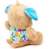 Fisher-Price Lernspaß Hündchen, Kuscheltier mehrfarbig/hellbraun, Baby-Spielzeug mit Musik