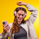 Intenso O400HA , Kopfhörer hellrosa, Bluetooth 5.3, Klinke, ANC