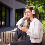 Intenso O400HA , Kopfhörer hellrosa, Bluetooth 5.3, Klinke, ANC