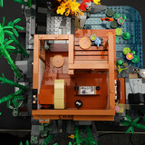 Lumibricks Bambushaus, Konstruktionsspielzeug 