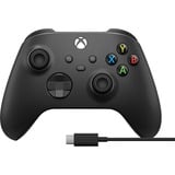Microsoft Xbox Wireless Controller, Gamepad schwarz, Carbon Black, inkl. USB-C-Kabel