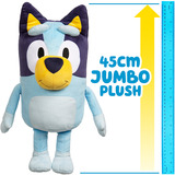 Moose Toys Bluey - Jumbo Bluey Big Plush 45cm, Kuscheltier 