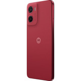 Motorola moto g05 64GB, Handy Plum Red, Android 15, Kunstleder, 4 GB LPDDR4X
