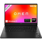OMEN 17-db0184ng, Gaming-Notebook schwarz, AMD Ryzen 7 8845HS, NVIDIA GeForce RTX 4070, 32 GB DDR5, 512 GB (512 GB SSD), ohne Betriebssystem