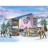 PLAYMOBIL 71952 Adventskalender: Weihnachtsbacken im Reitercafé, Konstruktionsspielzeug 