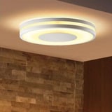 Philips HUE White Ambiance Being Deckenleuchte, LED-Leuchte silber, inkl. Dimmschalter