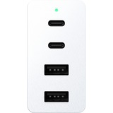 Razer USB-C 130W GaN Charger, Ladegerät weiß