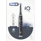 Braun Oral-B iO Series 6s , Elektrische Zahnbürste schwarz, Black Lava
