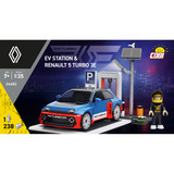 COBI EV Station & Renault 5 Turbo 3E, Konstruktionsspielzeug Maßstab 1:35