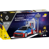 COBI EV Station & Renault 5 Turbo 3E, Konstruktionsspielzeug Maßstab 1:35
