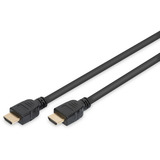 Digitus HDMI Ultra High Speed Anschlusskabel, mit Ethernet, UHD 8K schwarz, 1 Meter