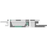 Keychron Cherry-Profile Dye-Sub PBT Full Keycap-Set - Gray White Mint, Tastenkappe weiß/mint, 137 Stück, DE-Layout (ISO)