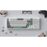 Keychron Cherry-Profile Dye-Sub PBT Full Keycap-Set - Gray White Mint, Tastenkappe weiß/mint, 137 Stück, DE-Layout (ISO)
