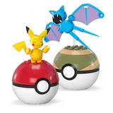 Mattel MEGA Pokémon Poké Ball - Pikachu und Zubat, Konstruktionsspielzeug 