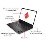 OMEN 16-xd0174ng, Gaming-Notebook schwarz, AMD Ryzen 7 7840HS, NVIDIA GeForce RTX 4060, 16 GB DDR5, 512 GB (512 GB SSD), ohne Betriebssystem