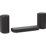 Sony BRAVIA Theatre Trio, Soundbar schwarz, Dreiteiliges Entertainment-System