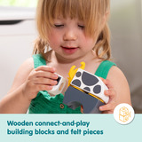 Spin Master Melissa & Doug - Blockables Bauernhof Spielset, Konstruktionsspielzeug 
