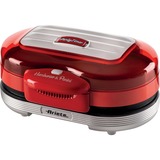 Ariete Hamburger-Grill Party Time, Elektro-Grillplatte rot/silber, 1.200 Watt, 50's Style