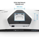 BenQ MOBIUZ EX271UZ, Gaming-Monitor 67.3 cm (26.5 Zoll), weiß/schwarz, UltraHD/4K, HDMI, DP, USB-C, FreeSync Premium Pro, 240Hz Panel