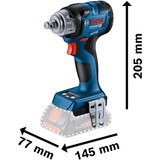 Bosch Professional Akku-Schlagschrauber GDS 18V-330 HC Professional, 18Volt blau, 2x Li-Ionen Akku 5,0Ah, in L-BOXX
