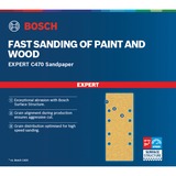 Bosch Professional Expert C470 Schleifblatt, 93 x 186mm, K40 10 Stück, für Schwingschleifer
