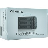 Chieftec CMR-3141SAS, Backplane schwarz