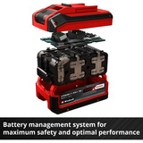 EINHELL Akku Power-X-Change Plus Multi-Ah 18Volt 5,0 bis 8,0Ah rot/schwarz, Multi-Ah Technologie
