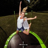 HUDORA Fabulous Trampolin 300, Fitnessgerät schwarz/gelb