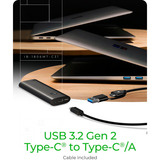 ICY BOX Spade Case 1806, Laufwerksgehäuse schwarz, mit USB 3.2 Gen 2 Type-C