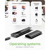 ICY BOX Spade Case 1806, Laufwerksgehäuse schwarz, mit USB 3.2 Gen 2 Type-C