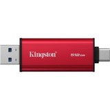 Kingston Dual Portable 512 GB, Externe SSD rot/schwarz