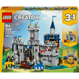 LEGO 31168 Creator 3-in-1 Ritterburg im Mittelalter, Konstruktionsspielzeug 