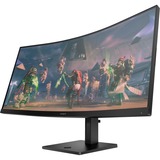 OMEN 34c , Gaming-Monitor 86.4 cm (34 Zoll), schwarz, WQHD, VA, AMD Freesync Premium, DisplayPort, HDMI, 165Hz Panel