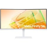 Samsung ViewFinity S65TC S34C650TAU, LED-Monitor 86.4 cm (34 Zoll), weiß, UWQHD, VA, Curved, AMD Free-Sync, Thunderbolt 4.0, 100Hz Panel