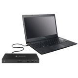 Toshiba Dynabook USB-C Dock Generalüberholt, Dockingstation schwarz