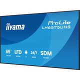 iiyama LH6575UHS-B2AG, Public Display schwarz (matt), UltraHD/4K, IPS, Lautsprecher, Daisy Chain