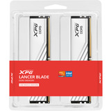 ADATA DIMM 64 GB DDR5-6000 (2x 32 GB) Dual-Kit, Arbeitsspeicher weiß, AX5U6000C2832G-DTLABWH, XPG Lancer Blade, INTEL XMP, AMD EXPO