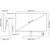 Arozzi Nova 27T2K180, Gaming-Monitor 68.6 cm (27 Zoll), lila, QHD, IPS, HDMI, DP, Lautsprecher, 180Hz Panel