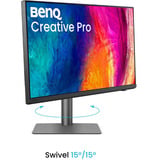 BenQ Creative Pro PD2732U, LED-Monitor 68.5 cm (27 Zoll), schwarz/silber, UltraHD/4K, IPS, KVM, Daisy Chain