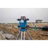 Bosch Akku-Rotationslaser GRL 600 CHV Professional, 18Volt, mit Baustativ blau, Akku ProCORE18V 4,0Ah, Koffer, rote Laserlinie