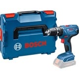 Bosch Akku-Schlagbohrschrauber GSB 18V-21 Professional solo, 18Volt blau/schwarz, ohne Akku und Ladegerät, L-BOXX