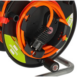 Brennenstuhl Garant G Bretec IP44 Gartenkabeltrommel, 1 Anschluss schwarz/orange, 23 + 2 Meter